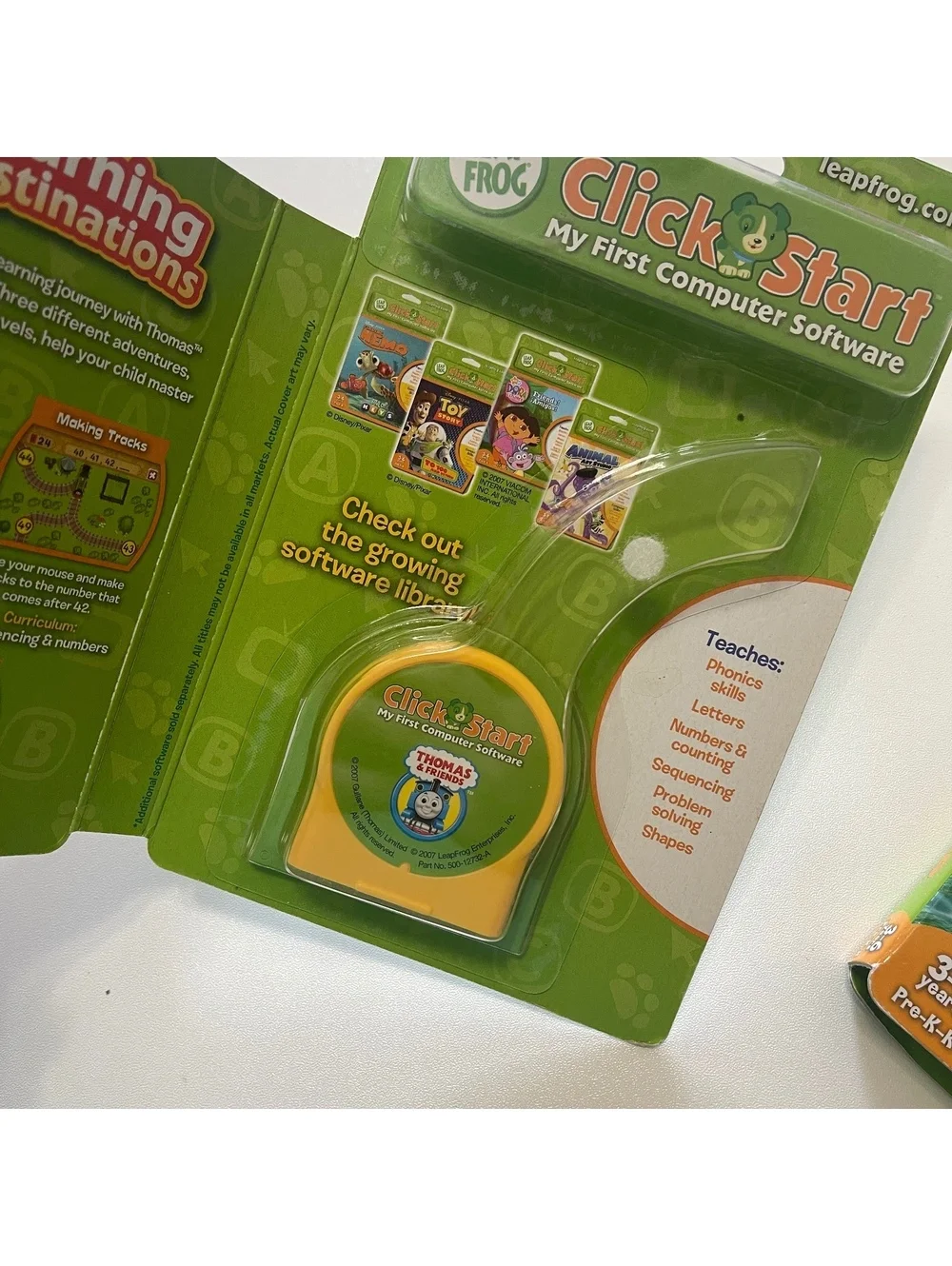 Leap Frog Click Start Pre-K/K 3-6 Years Bundle